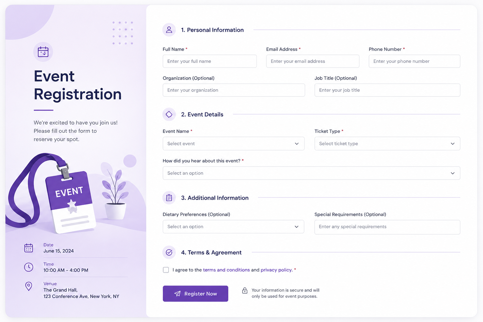 Event Registration